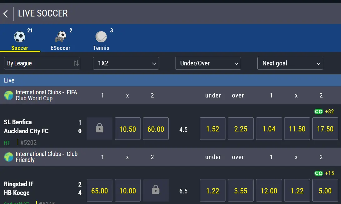 Live Betting Preview